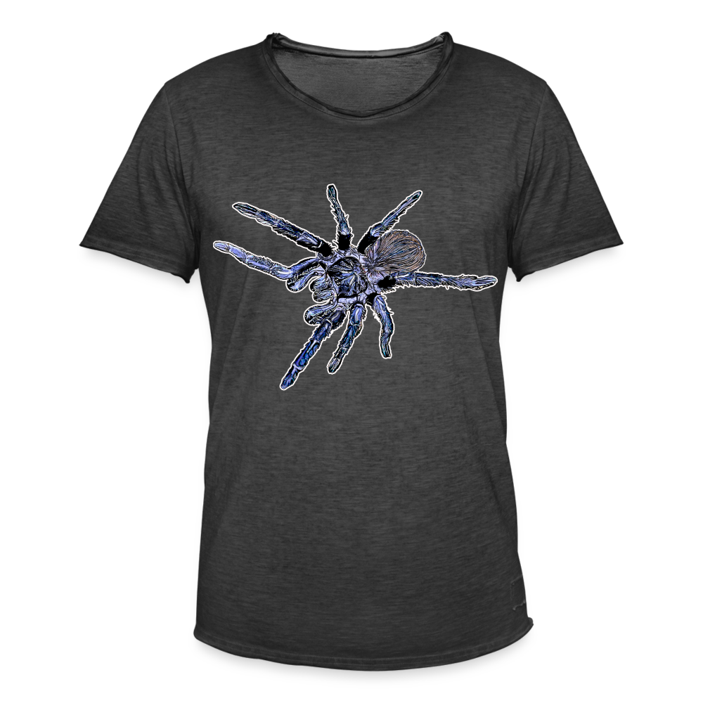 Männer Vintage T-Shirt Pterinopelma sazimai - Vintage Schwarz