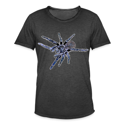 Männer Vintage T-Shirt Pterinopelma sazimai - Vintage Schwarz