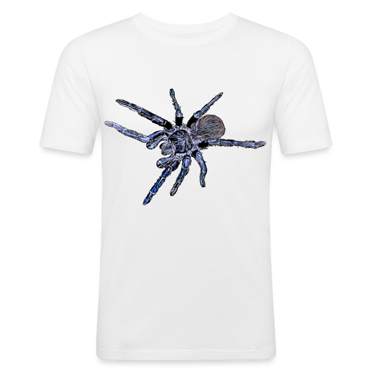 Männer Slim Fit T-Shirt Pterinopelma sazimai - weiß