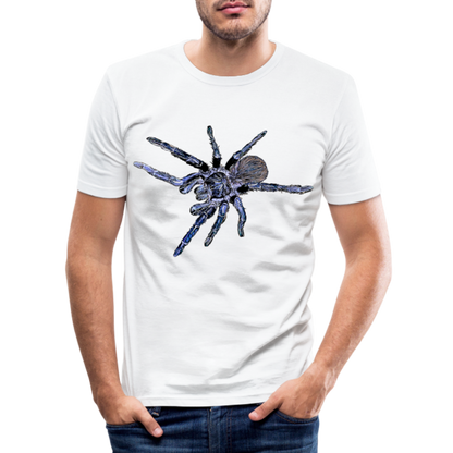 Männer Slim Fit T-Shirt Pterinopelma sazimai - weiß