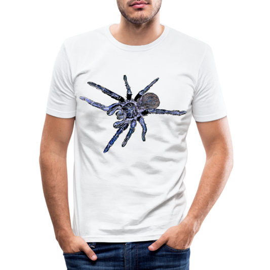 Männer Slim Fit T-Shirt Pterinopelma sazimai - weiß