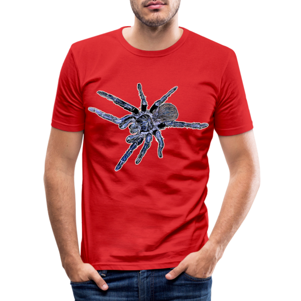 Männer Slim Fit T-Shirt Pterinopelma sazimai - Rot