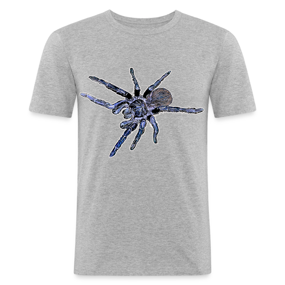 Männer Slim Fit T-Shirt Pterinopelma sazimai - Grau meliert
