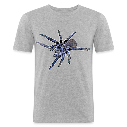 Männer Slim Fit T-Shirt Pterinopelma sazimai - Grau meliert