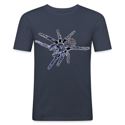 Männer Slim Fit T-Shirt Pterinopelma sazimai - Navy