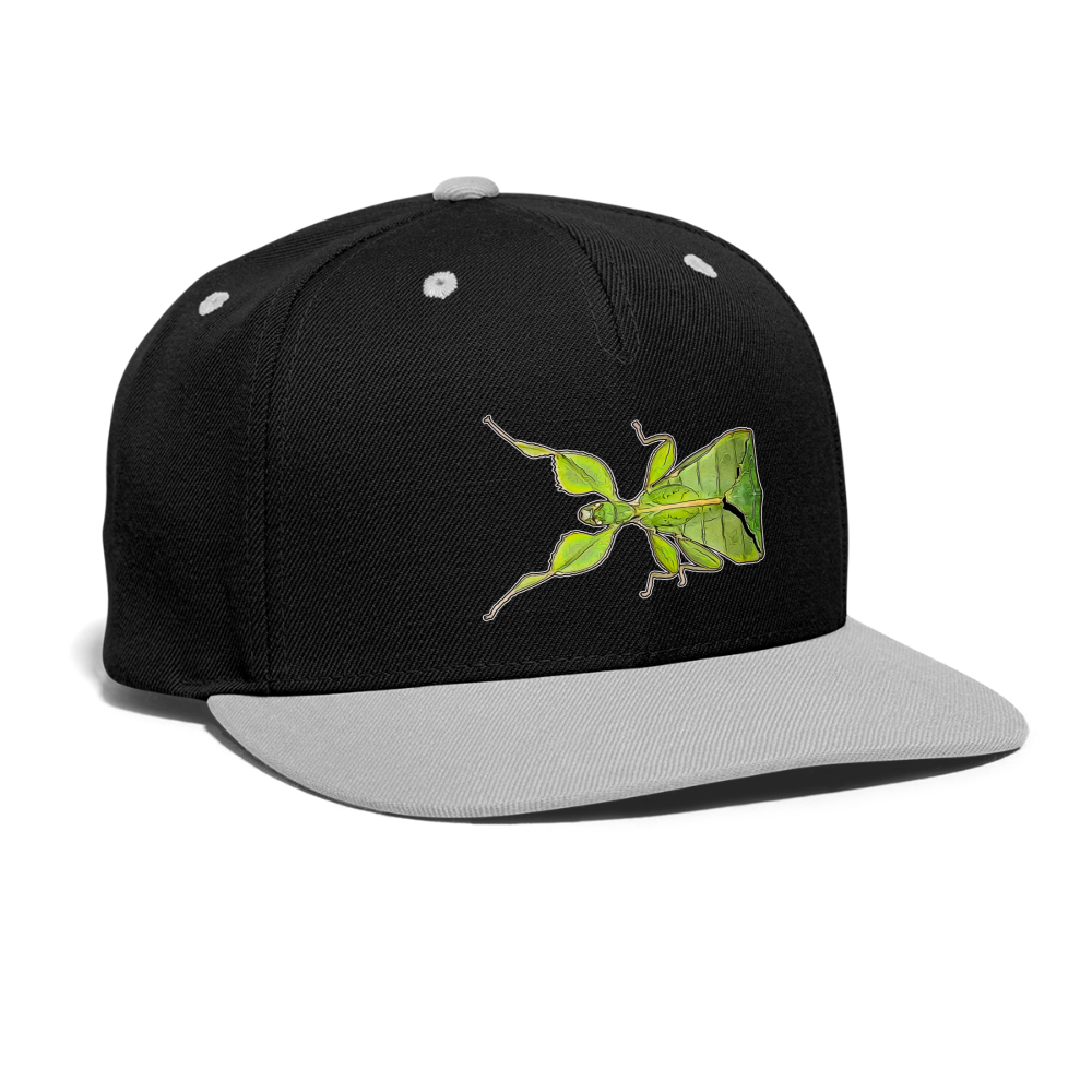 Cappy Kontrast Snapback Phyllium philippinicum female - Schwarz/Grau