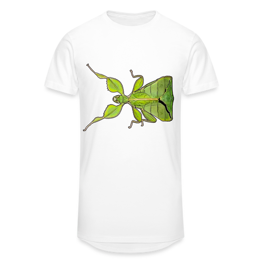 Männer Urban Longshirt Phyllium philippinicum female - weiß