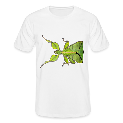 Männer Fruit of the Loom T-Shirt Phyllium philippinicum female - weiß
