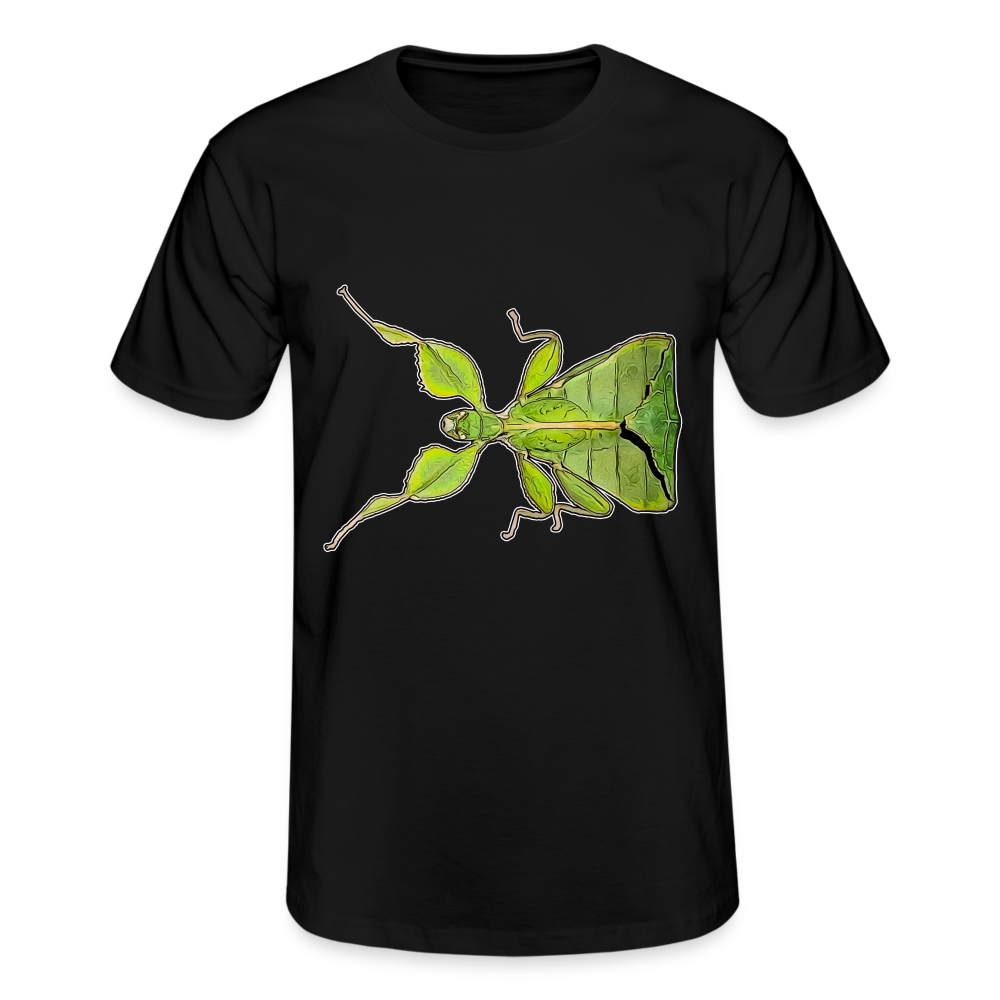 Männer Fruit of the Loom T-Shirt Phyllium philippinicum female - Schwarz