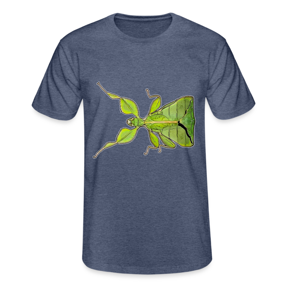 Männer Fruit of the Loom T-Shirt Phyllium philippinicum female - Navy meliert
