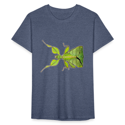 Männer Fruit of the Loom T-Shirt Phyllium philippinicum female - Navy meliert