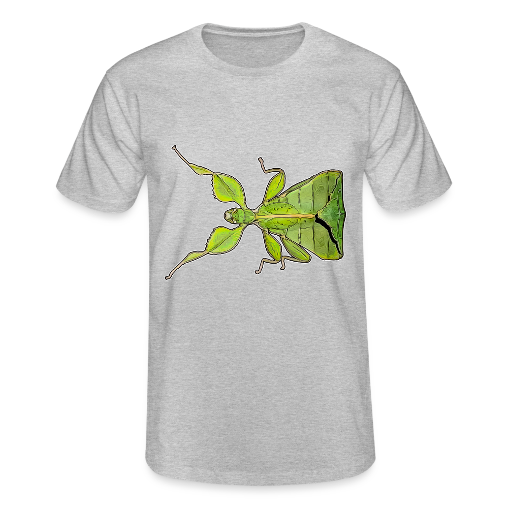 Männer Fruit of the Loom T-Shirt Phyllium philippinicum female - Grau meliert