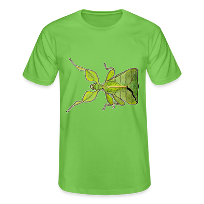Männer Fruit of the Loom T-Shirt Phyllium philippinicum female - Hellgrün