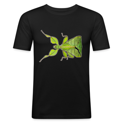 Männer Slim Fit T-Shirt Phyllium philippinicum female - Schwarz