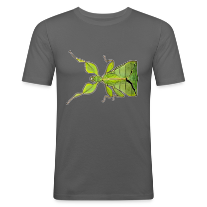 Männer Slim Fit T-Shirt Phyllium philippinicum female - Graphite