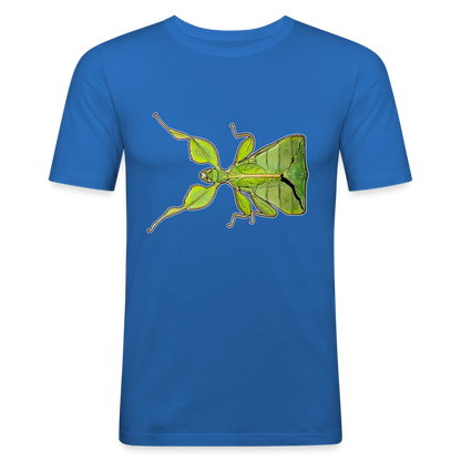 Männer Slim Fit T-Shirt Phyllium philippinicum female - Königsblau