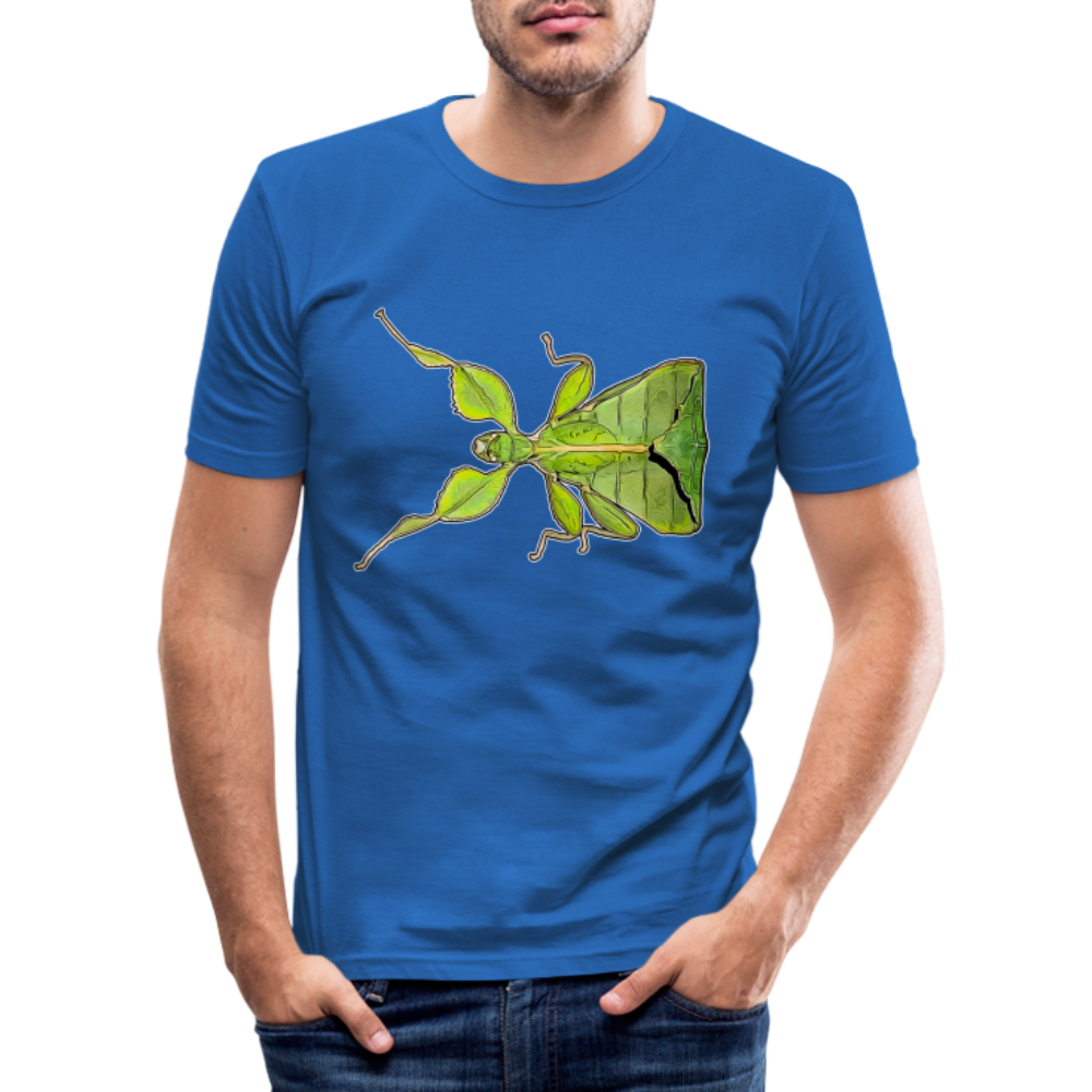 Männer Slim Fit T-Shirt Phyllium philippinicum female - Königsblau