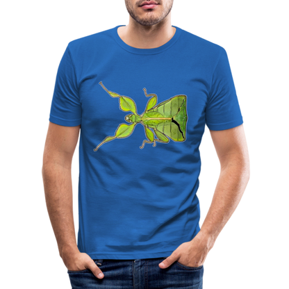 Männer Slim Fit T-Shirt Phyllium philippinicum female - Königsblau
