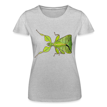 Frauen Fruit of the Loom T-Shirt Phyllium philippinicum female - Grau meliert