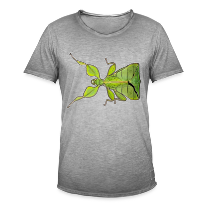 Männer Vintage T-Shirt Phyllium philippinicum female - Vintage Grau