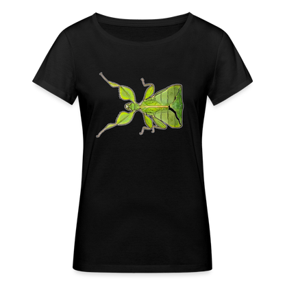 Frauen Stanley & Stella Bio-T-Shirt Phyllium philippinicum female - Schwarz