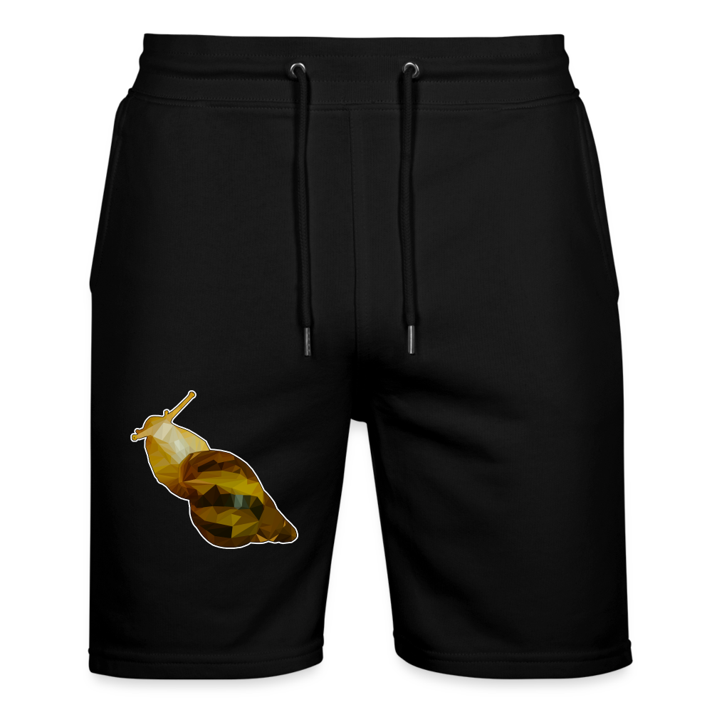 Unisex Stanley & Stella Joggingshorts Achatina reticulata Low Poly - Schwarz