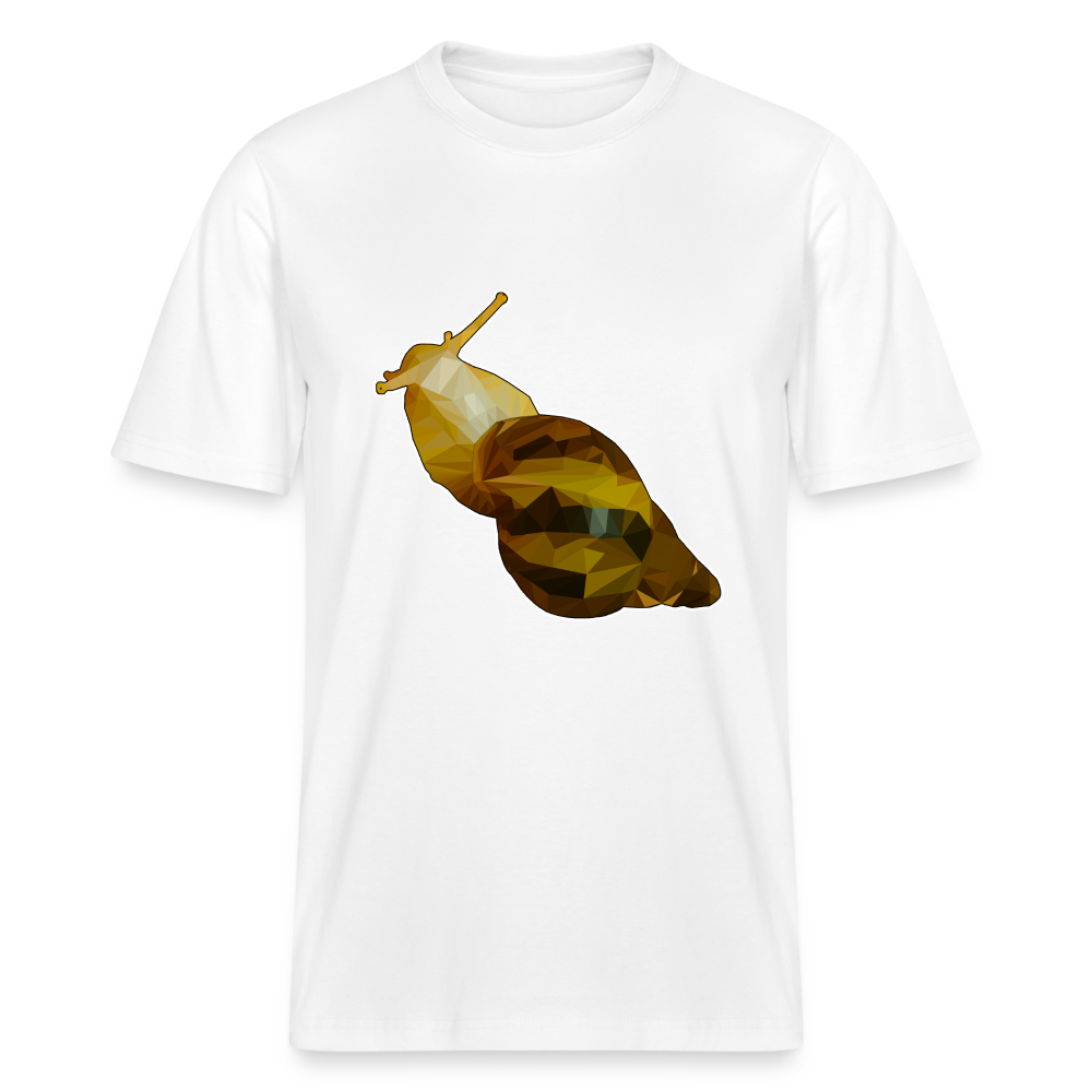 Unisex Stanley & Stella Bio-T-Shirt Achatina reticulata Low Poly - weiß