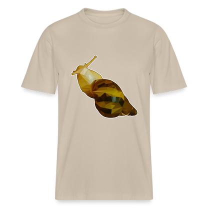 Unisex Stanley & Stella Bio-T-Shirt Achatina reticulata Low Poly - Beige