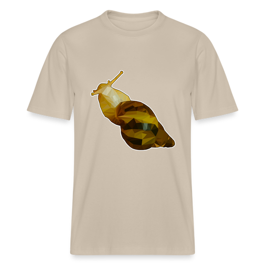 Unisex Stanley & Stella Bio-T-Shirt Achatina reticulata Low Poly - Beige