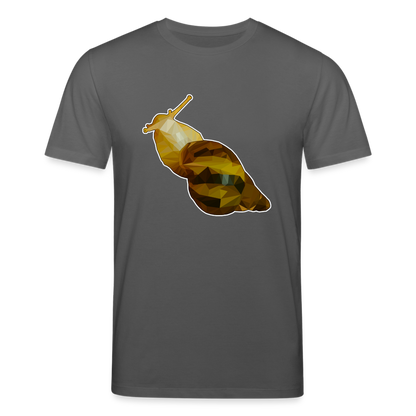 Männer Stanley & Stella Bio-T-Shirt Achatina reticulata Low Poly - Anthrazit