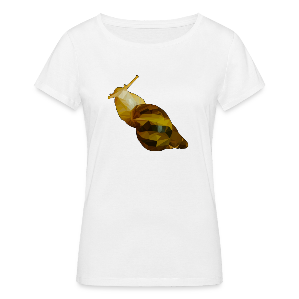 Frauen Stanley & Stella Bio-T-Shirt Achatina reticulata Low Poly - weiß