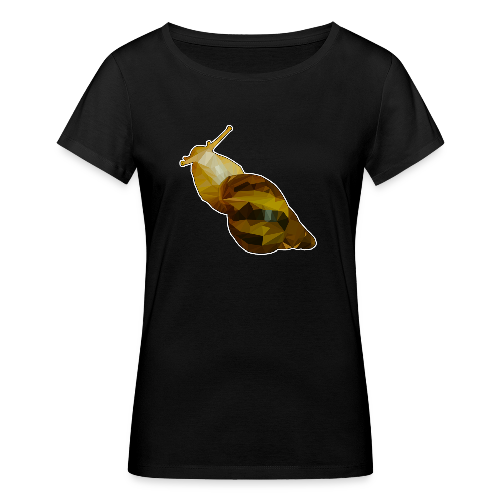 Frauen Stanley & Stella Bio-T-Shirt Achatina reticulata Low Poly - Schwarz
