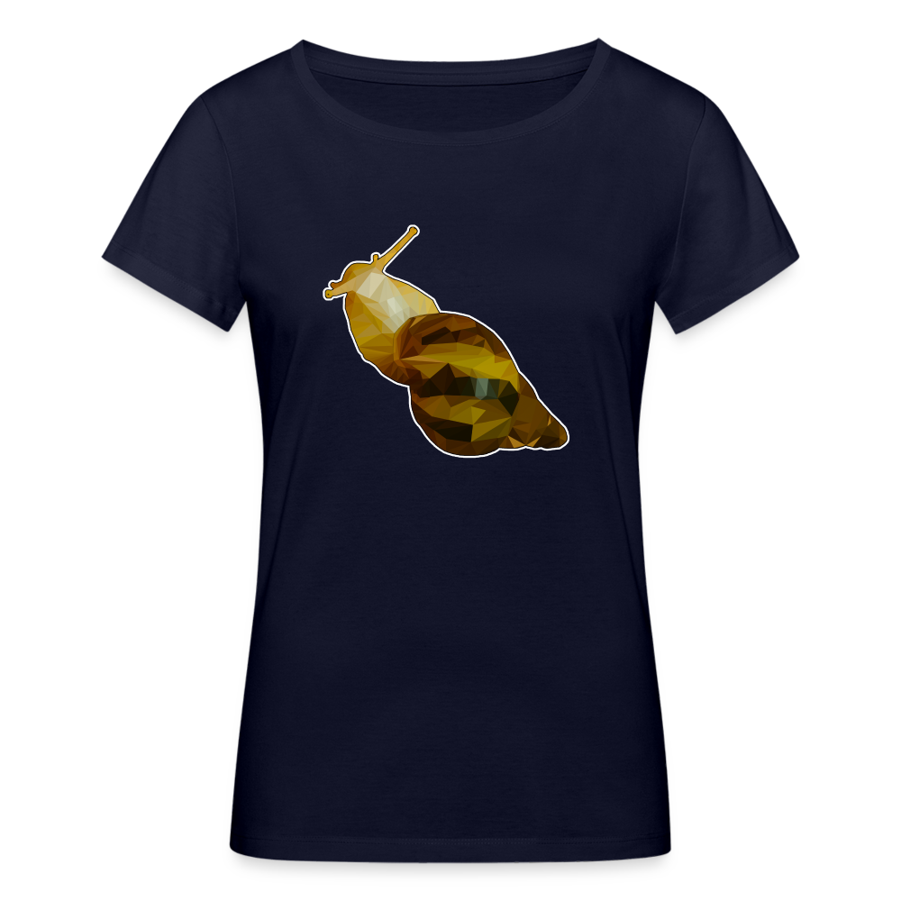 Frauen Stanley & Stella Bio-T-Shirt Achatina reticulata Low Poly - Navy