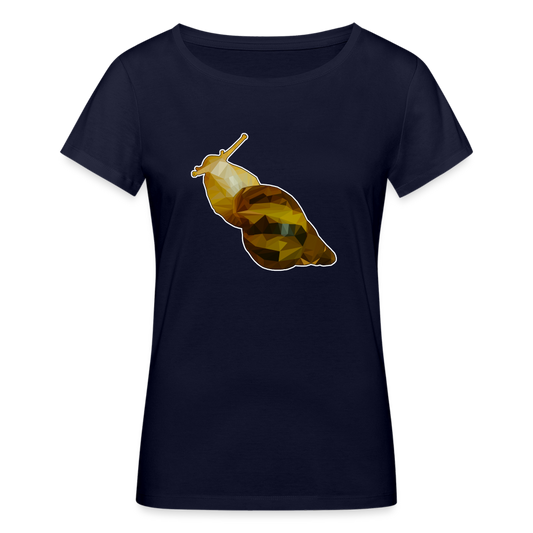 Frauen Stanley & Stella Bio-T-Shirt Achatina reticulata Low Poly - Navy