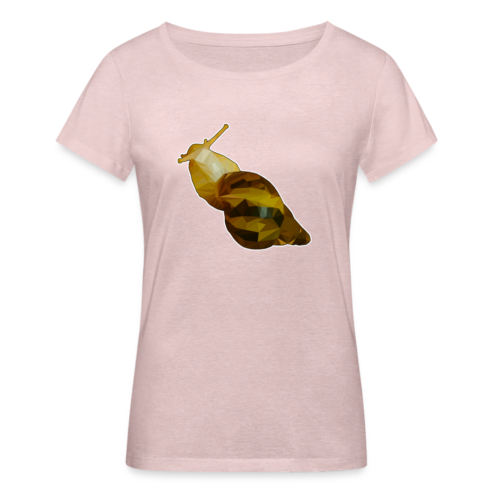 Frauen Stanley & Stella Bio-T-Shirt Achatina reticulata Low Poly - Rosa-Creme meliert