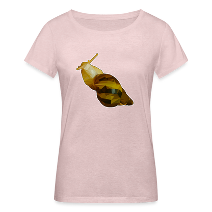 Frauen Stanley & Stella Bio-T-Shirt Achatina reticulata Low Poly - Rosa-Creme meliert