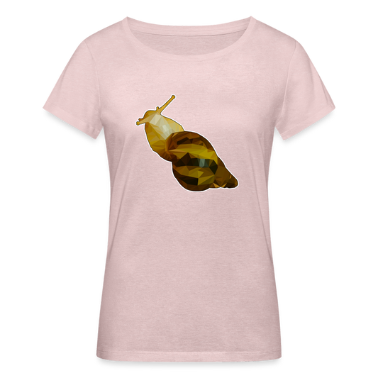 Frauen Stanley & Stella Bio-T-Shirt Achatina reticulata Low Poly - Rosa-Creme meliert