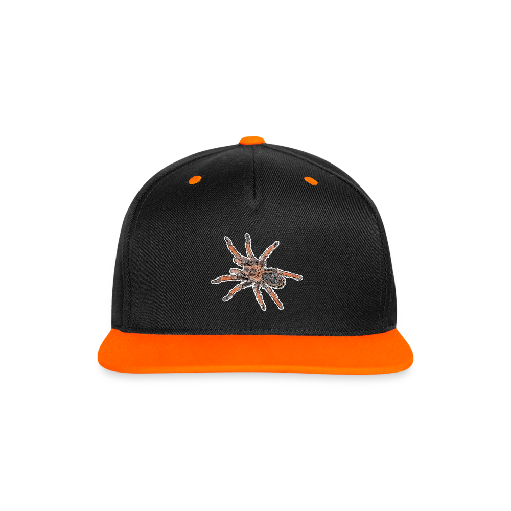 Cappy Kontrast Snapback Brachypelma emilia - Schwarz/Neonorange