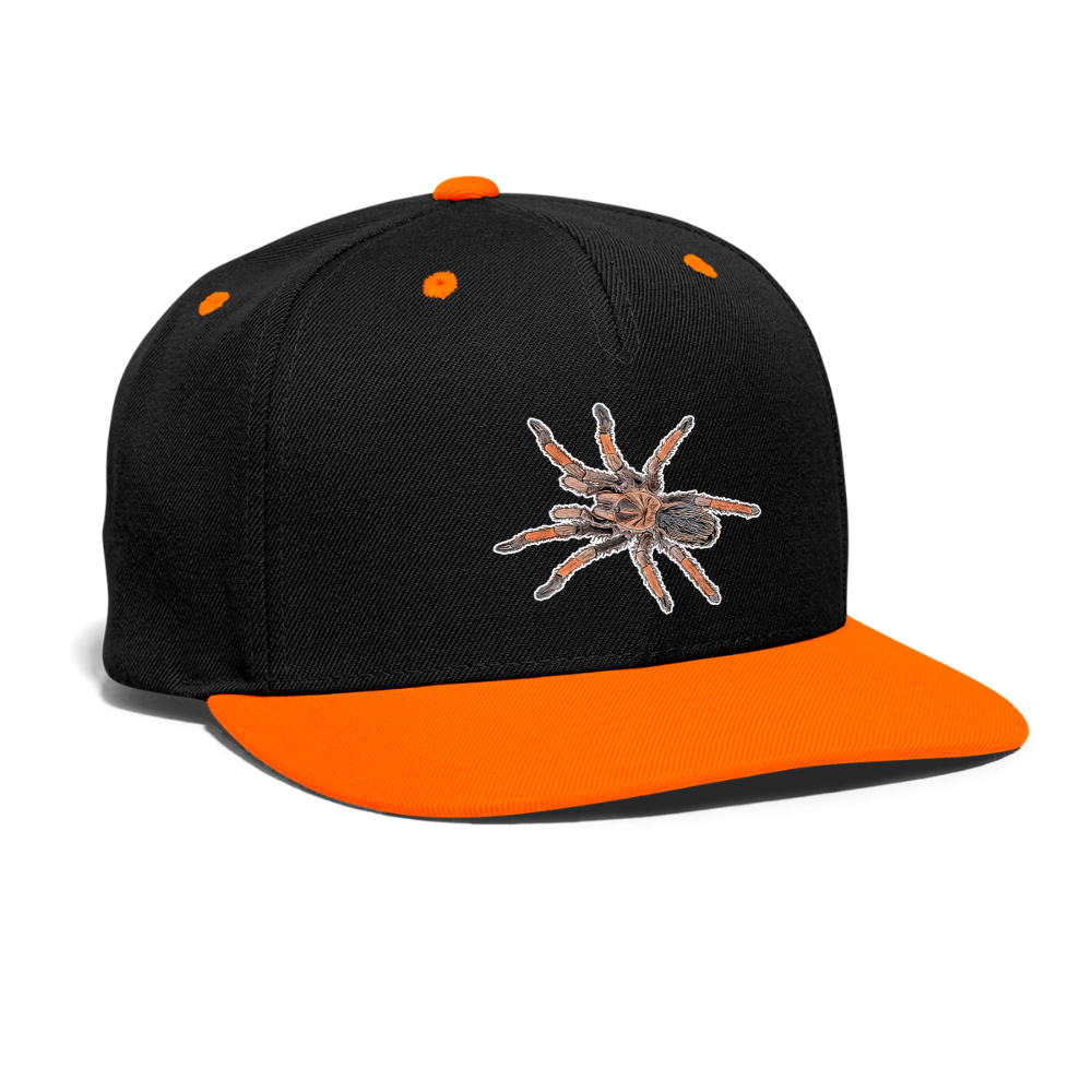 Cappy Kontrast Snapback Brachypelma emilia - Schwarz/Neonorange
