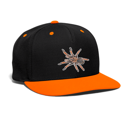 Cappy Kontrast Snapback Brachypelma emilia - Schwarz/Neonorange