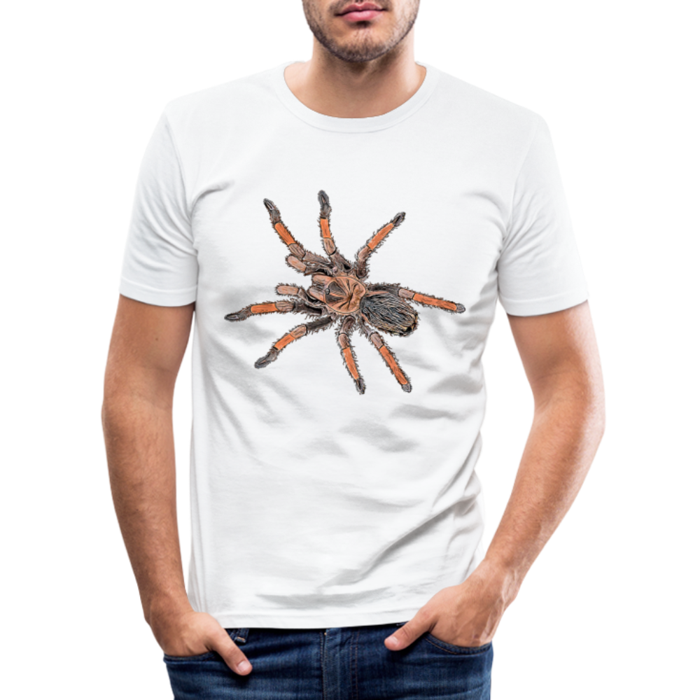 Männer Slim Fit T-Shirt Brachypelma emilia - weiß