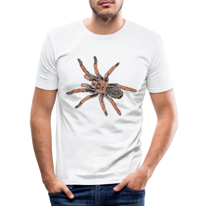 Männer Slim Fit T-Shirt Brachypelma emilia - weiß