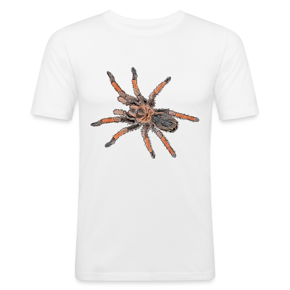 Männer Slim Fit T-Shirt Brachypelma emilia - weiß