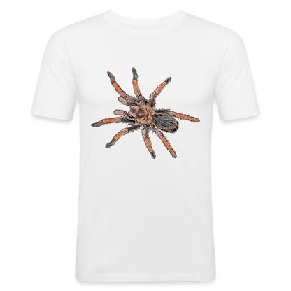 Männer Slim Fit T-Shirt Brachypelma emilia - weiß