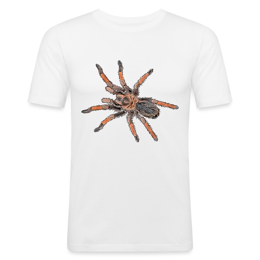 Männer Slim Fit T-Shirt Brachypelma emilia - weiß