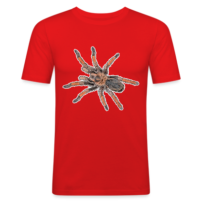 Männer Slim Fit T-Shirt Brachypelma emilia - Rot