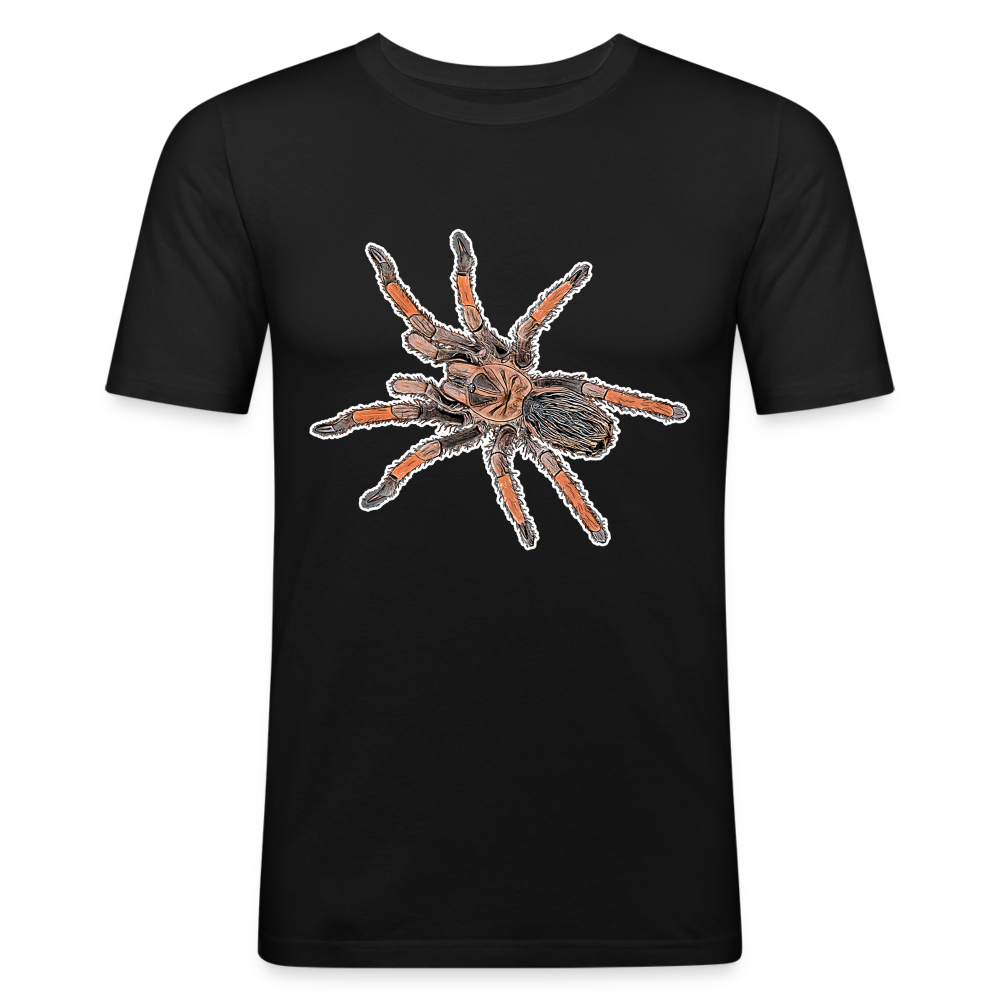 Männer Slim Fit T-Shirt Brachypelma emilia - Schwarz