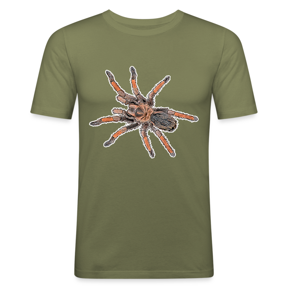 Männer Slim Fit T-Shirt Brachypelma emilia - khaki Grün