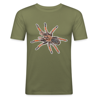 Männer Slim Fit T-Shirt Brachypelma emilia - khaki Grün