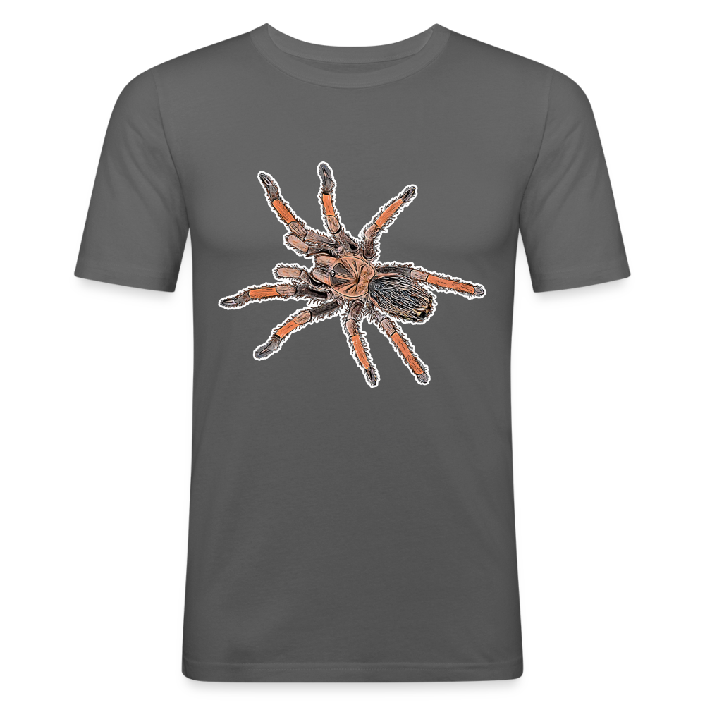 Männer Slim Fit T-Shirt Brachypelma emilia - Graphite